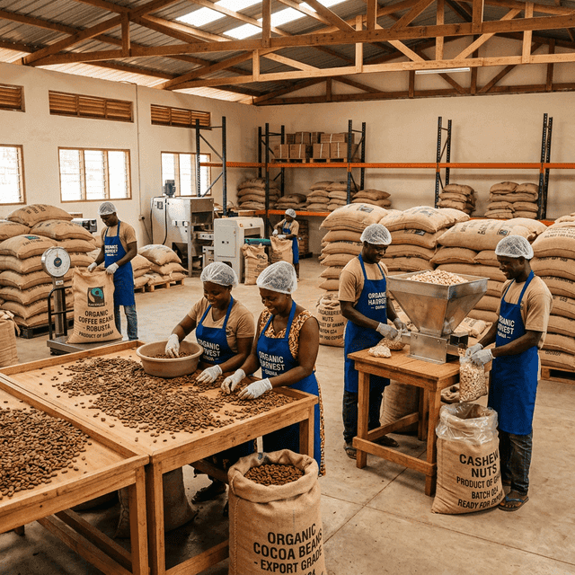 Production, Transformation et Exportation